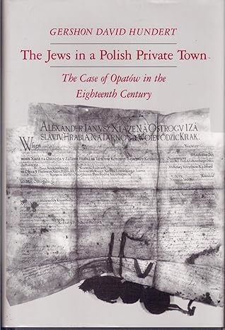 The Jews in a Polish Private Town